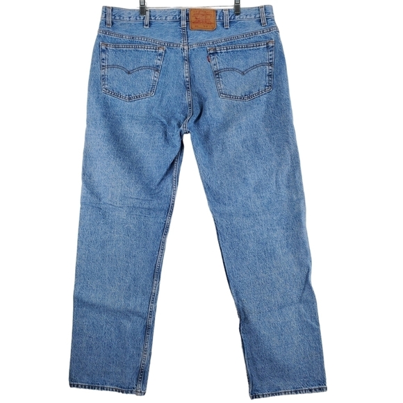 Vtg Levis 501 Blue Jeans Mens 42x32 Hi Rise Wide Straight Leg USA 05/92 (39x31) - Picture 1 of 11